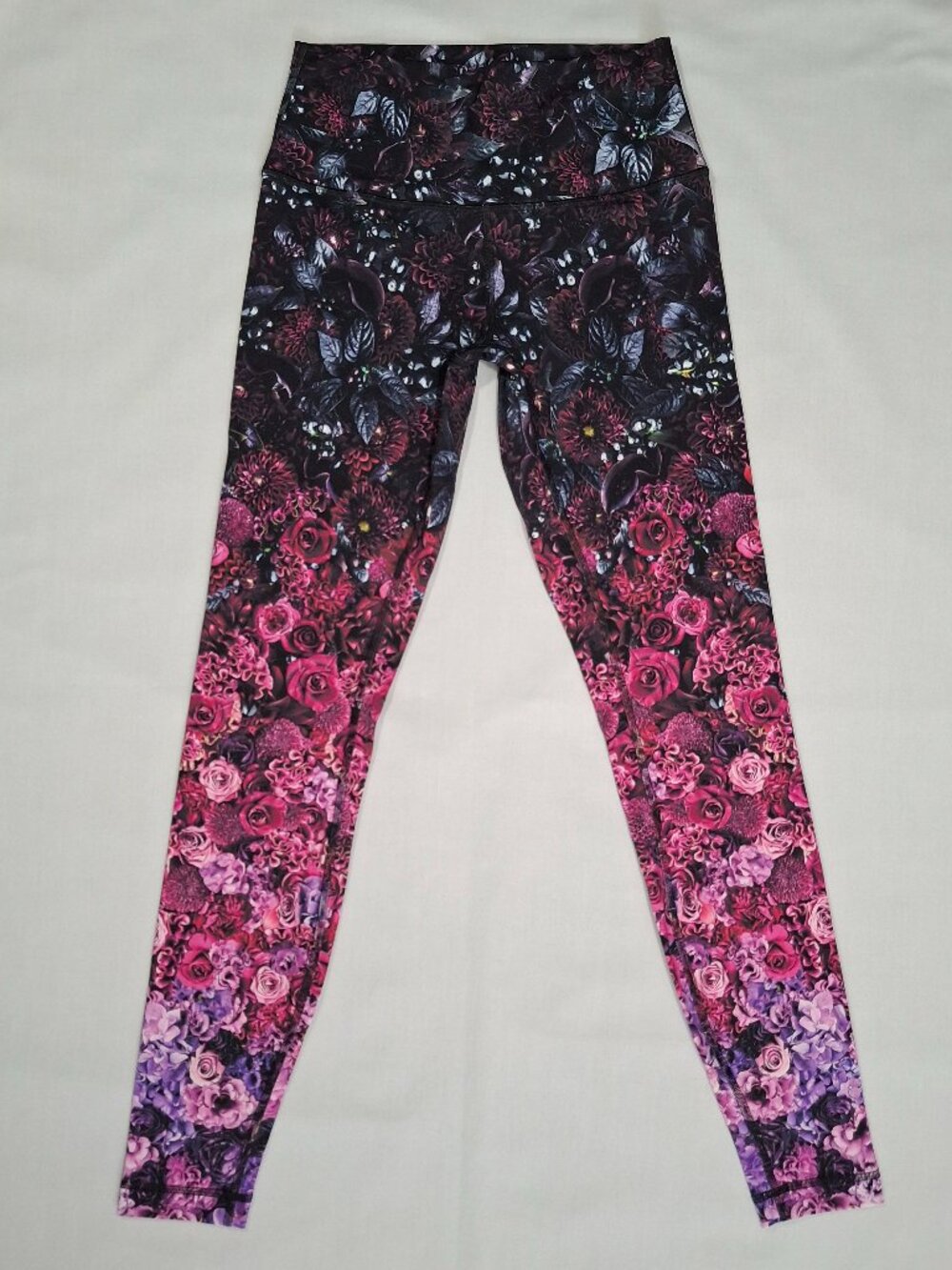 Lululemon Wunder Under In Bloom Ombre High Rise Leggings Yoga Pants - Picture 3 of 10
